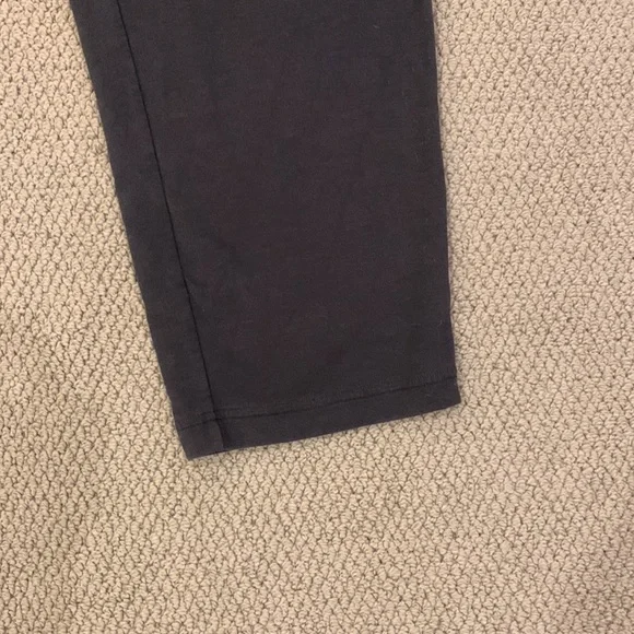 🌹 purejill • Affinity French Terry Slim Leg Gray Crop Pants - Picture 6 of 9